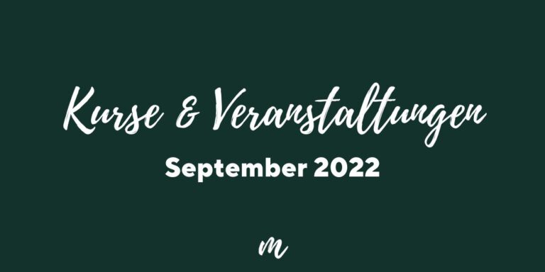 Kurse September 2022