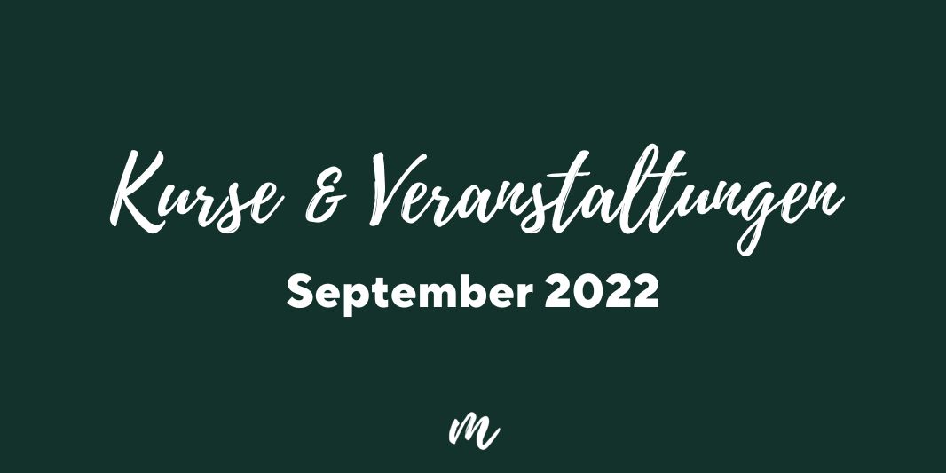 September Kurse 2022