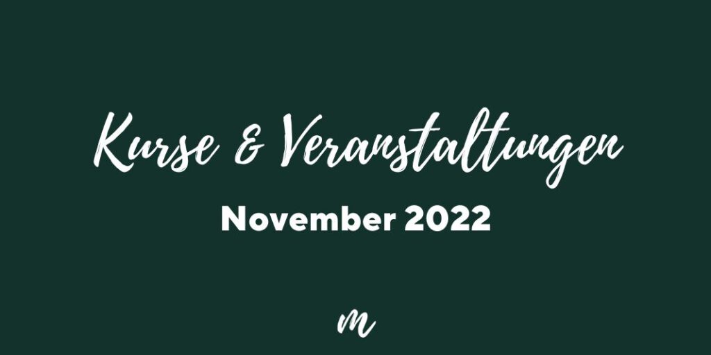 Novemberkurse 2022