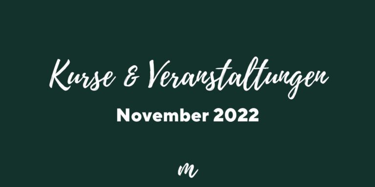 Kurse November 2022